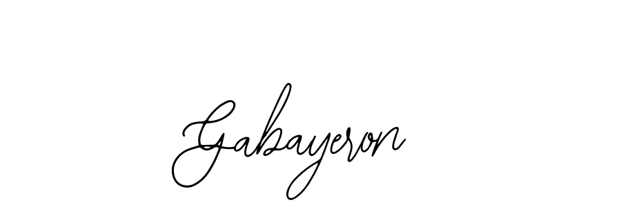 Use a signature maker to create a handwritten signature online. With this signature software, you can design (Bearetta-2O07w) your own signature for name Gabayeron. Gabayeron signature style 12 images and pictures png