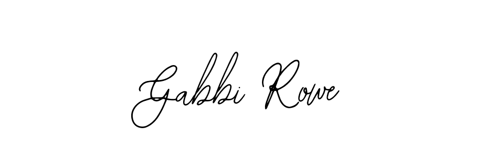 Also we have Gabbi Rowe name is the best signature style. Create professional handwritten signature collection using Bearetta-2O07w autograph style. Gabbi Rowe signature style 12 images and pictures png