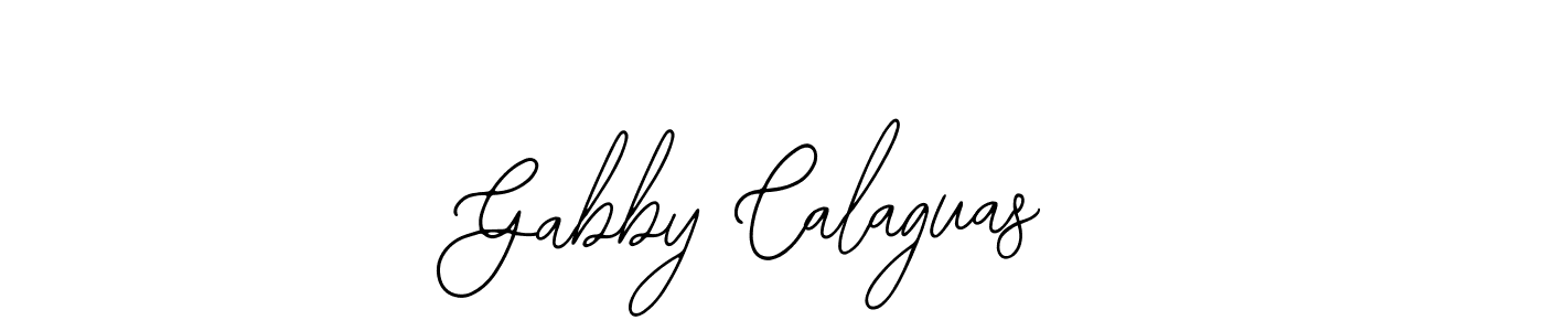 Design your own signature with our free online signature maker. With this signature software, you can create a handwritten (Bearetta-2O07w) signature for name Gabby Calaguas. Gabby Calaguas signature style 12 images and pictures png