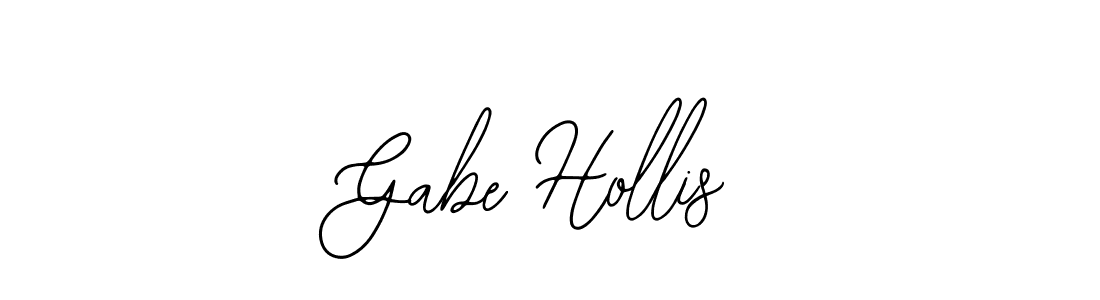 Similarly Bearetta-2O07w is the best handwritten signature design. Signature creator online .You can use it as an online autograph creator for name Gabe Hollis. Gabe Hollis signature style 12 images and pictures png