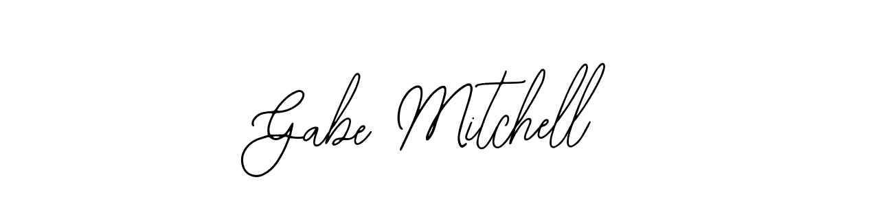 Make a short Gabe Mitchell signature style. Manage your documents anywhere anytime using Bearetta-2O07w. Create and add eSignatures, submit forms, share and send files easily. Gabe Mitchell signature style 12 images and pictures png