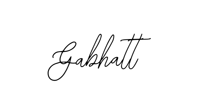 Use a signature maker to create a handwritten signature online. With this signature software, you can design (Bearetta-2O07w) your own signature for name Gabhatt. Gabhatt signature style 12 images and pictures png