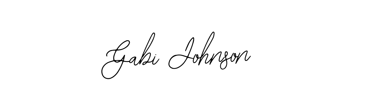 How to make Gabi Johnson signature? Bearetta-2O07w is a professional autograph style. Create handwritten signature for Gabi Johnson name. Gabi Johnson signature style 12 images and pictures png