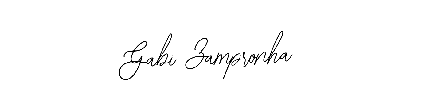 How to Draw Gabi Zampronha signature style? Bearetta-2O07w is a latest design signature styles for name Gabi Zampronha. Gabi Zampronha signature style 12 images and pictures png