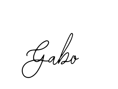 Use a signature maker to create a handwritten signature online. With this signature software, you can design (Bearetta-2O07w) your own signature for name Gabo. Gabo signature style 12 images and pictures png