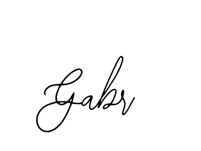 You should practise on your own different ways (Bearetta-2O07w) to write your name (Gabr) in signature. don't let someone else do it for you. Gabr signature style 12 images and pictures png