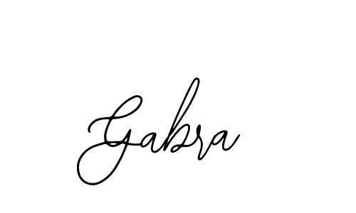 Use a signature maker to create a handwritten signature online. With this signature software, you can design (Bearetta-2O07w) your own signature for name Gabra. Gabra signature style 12 images and pictures png