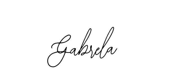 The best way (Bearetta-2O07w) to make a short signature is to pick only two or three words in your name. The name Gabrela include a total of six letters. For converting this name. Gabrela signature style 12 images and pictures png