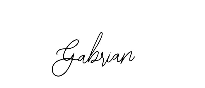 Design your own signature with our free online signature maker. With this signature software, you can create a handwritten (Bearetta-2O07w) signature for name Gabrian. Gabrian signature style 12 images and pictures png