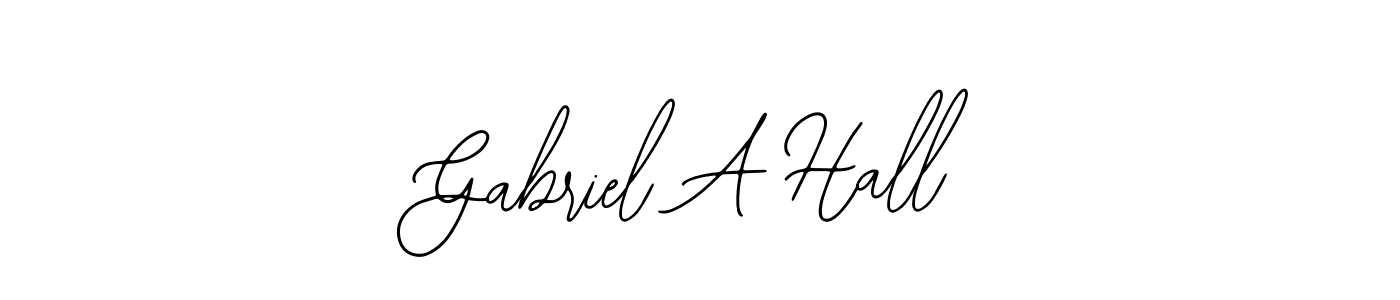 How to Draw Gabriel A Hall signature style? Bearetta-2O07w is a latest design signature styles for name Gabriel A Hall. Gabriel A Hall signature style 12 images and pictures png