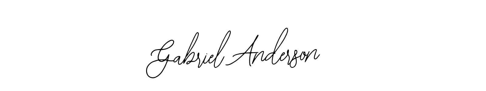 Also You can easily find your signature by using the search form. We will create Gabriel Anderson name handwritten signature images for you free of cost using Bearetta-2O07w sign style. Gabriel Anderson signature style 12 images and pictures png