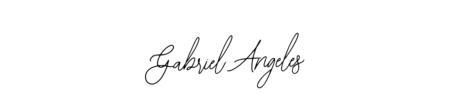 Best and Professional Signature Style for Gabriel Angeles. Bearetta-2O07w Best Signature Style Collection. Gabriel Angeles signature style 12 images and pictures png