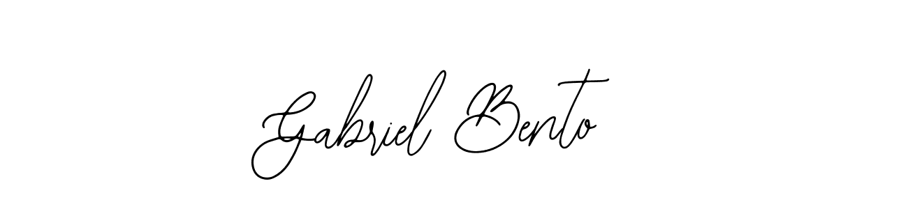 It looks lik you need a new signature style for name Gabriel Bento. Design unique handwritten (Bearetta-2O07w) signature with our free signature maker in just a few clicks. Gabriel Bento signature style 12 images and pictures png
