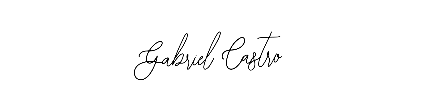 Use a signature maker to create a handwritten signature online. With this signature software, you can design (Bearetta-2O07w) your own signature for name Gabriel Castro. Gabriel Castro signature style 12 images and pictures png