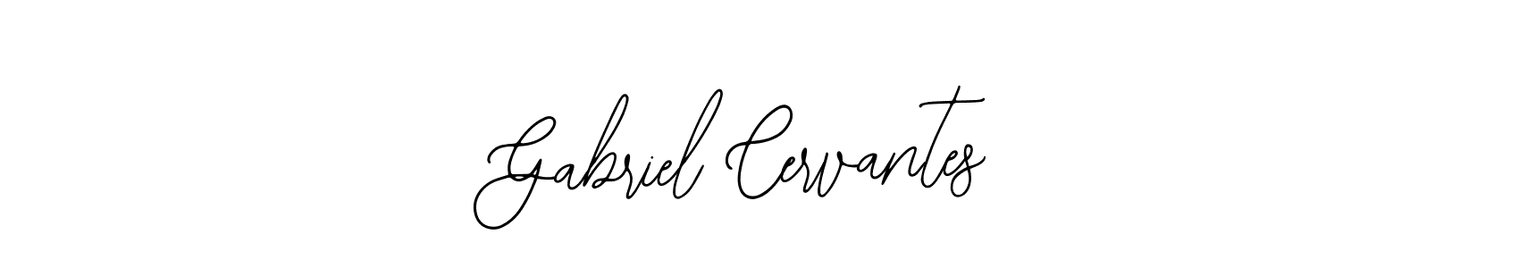 How to make Gabriel Cervantes name signature. Use Bearetta-2O07w style for creating short signs online. This is the latest handwritten sign. Gabriel Cervantes signature style 12 images and pictures png