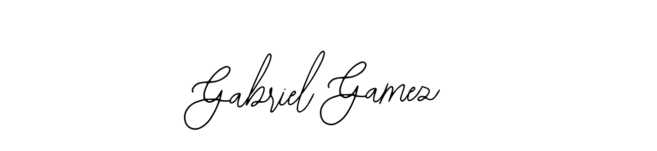 The best way (Bearetta-2O07w) to make a short signature is to pick only two or three words in your name. The name Gabriel Gamez include a total of six letters. For converting this name. Gabriel Gamez signature style 12 images and pictures png