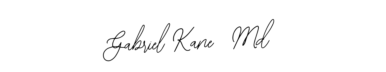 Also You can easily find your signature by using the search form. We will create Gabriel Kane  Md name handwritten signature images for you free of cost using Bearetta-2O07w sign style. Gabriel Kane  Md signature style 12 images and pictures png