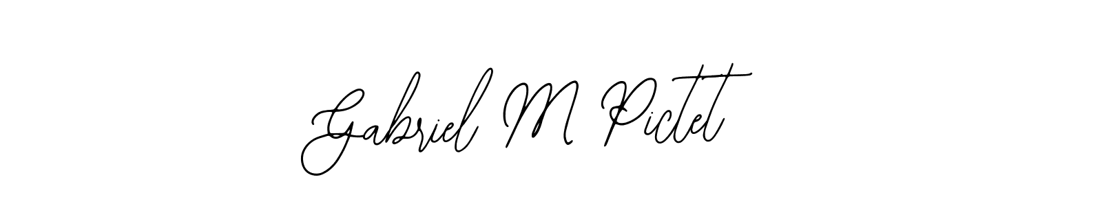 How to make Gabriel M Pictet signature? Bearetta-2O07w is a professional autograph style. Create handwritten signature for Gabriel M Pictet name. Gabriel M Pictet signature style 12 images and pictures png