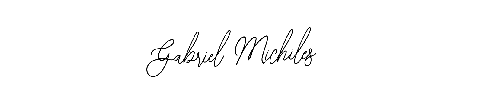 How to Draw Gabriel Michiles signature style? Bearetta-2O07w is a latest design signature styles for name Gabriel Michiles. Gabriel Michiles signature style 12 images and pictures png