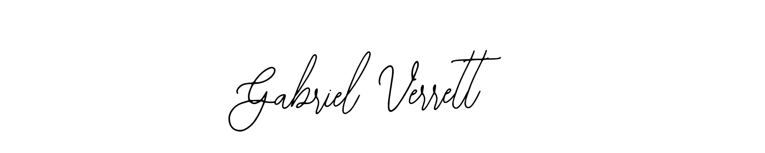 Design your own signature with our free online signature maker. With this signature software, you can create a handwritten (Bearetta-2O07w) signature for name Gabriel Verrett. Gabriel Verrett signature style 12 images and pictures png