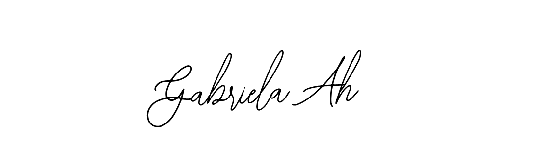 if you are searching for the best signature style for your name Gabriela Ah. so please give up your signature search. here we have designed multiple signature styles  using Bearetta-2O07w. Gabriela Ah signature style 12 images and pictures png