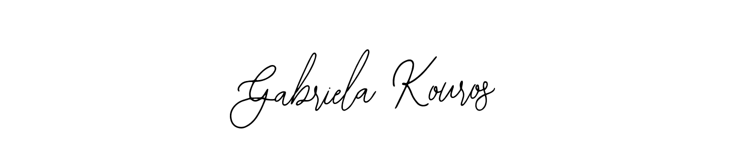 Use a signature maker to create a handwritten signature online. With this signature software, you can design (Bearetta-2O07w) your own signature for name Gabriela Kouros. Gabriela Kouros signature style 12 images and pictures png