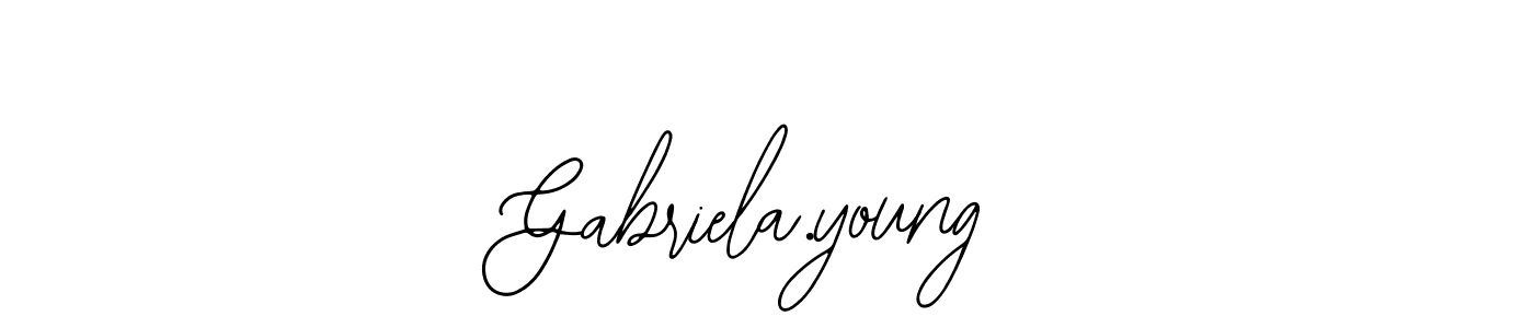 if you are searching for the best signature style for your name Gabriela.young. so please give up your signature search. here we have designed multiple signature styles  using Bearetta-2O07w. Gabriela.young signature style 12 images and pictures png