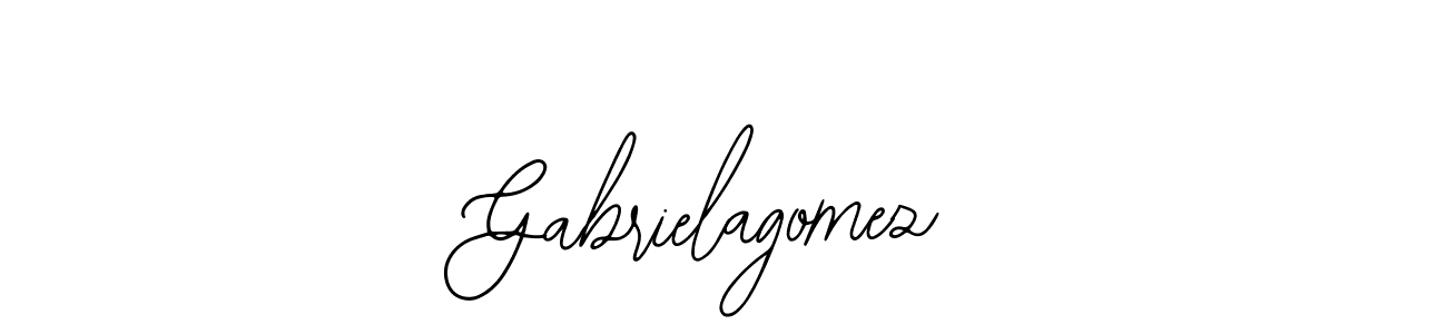 How to make Gabrielagomez signature? Bearetta-2O07w is a professional autograph style. Create handwritten signature for Gabrielagomez name. Gabrielagomez signature style 12 images and pictures png