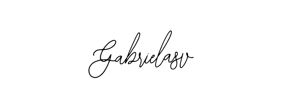 if you are searching for the best signature style for your name Gabrielasv. so please give up your signature search. here we have designed multiple signature styles  using Bearetta-2O07w. Gabrielasv signature style 12 images and pictures png