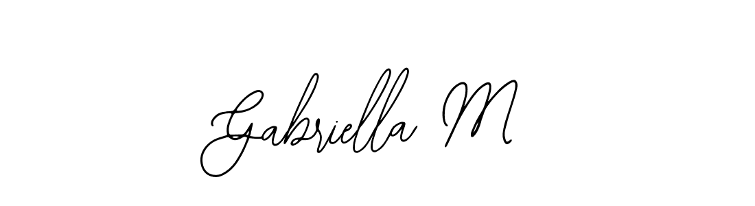 Best and Professional Signature Style for Gabriella M. Bearetta-2O07w Best Signature Style Collection. Gabriella M signature style 12 images and pictures png