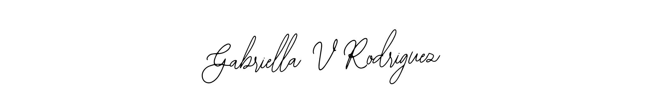 It looks lik you need a new signature style for name Gabriella V Rodriguez. Design unique handwritten (Bearetta-2O07w) signature with our free signature maker in just a few clicks. Gabriella V Rodriguez signature style 12 images and pictures png