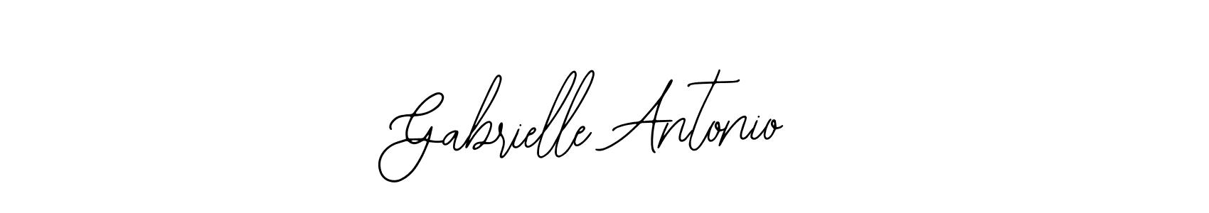 if you are searching for the best signature style for your name Gabrielle Antonio. so please give up your signature search. here we have designed multiple signature styles  using Bearetta-2O07w. Gabrielle Antonio signature style 12 images and pictures png