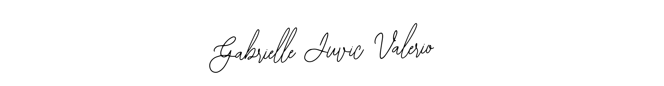 Use a signature maker to create a handwritten signature online. With this signature software, you can design (Bearetta-2O07w) your own signature for name Gabrielle Juvic Valerio. Gabrielle Juvic Valerio signature style 12 images and pictures png