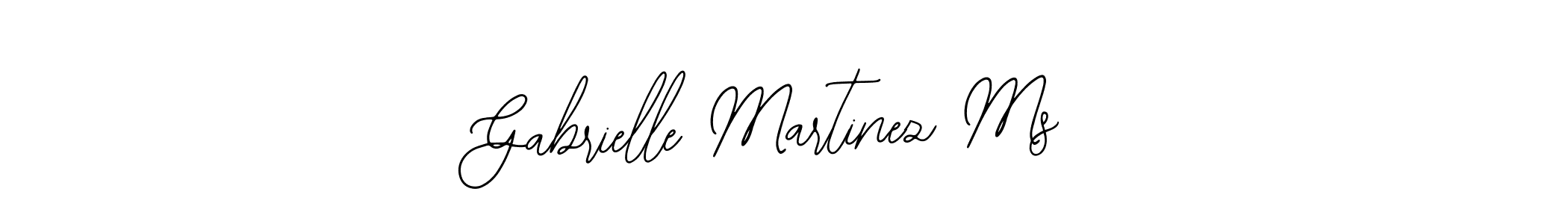 Also we have Gabrielle Martinez Ms name is the best signature style. Create professional handwritten signature collection using Bearetta-2O07w autograph style. Gabrielle Martinez Ms signature style 12 images and pictures png