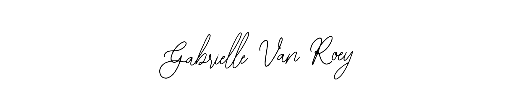 How to make Gabrielle Van Roey name signature. Use Bearetta-2O07w style for creating short signs online. This is the latest handwritten sign. Gabrielle Van Roey signature style 12 images and pictures png