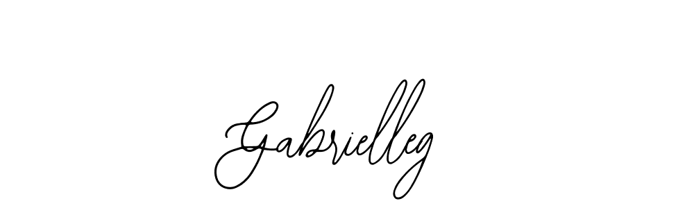 How to make Gabrielleg signature? Bearetta-2O07w is a professional autograph style. Create handwritten signature for Gabrielleg name. Gabrielleg signature style 12 images and pictures png