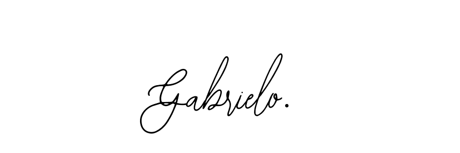 Make a beautiful signature design for name Gabrielo.. Use this online signature maker to create a handwritten signature for free. Gabrielo. signature style 12 images and pictures png