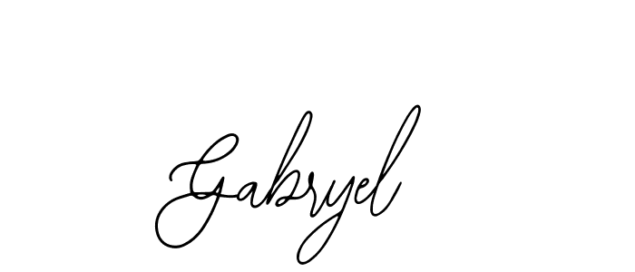Make a beautiful signature design for name Gabryel. Use this online signature maker to create a handwritten signature for free. Gabryel signature style 12 images and pictures png