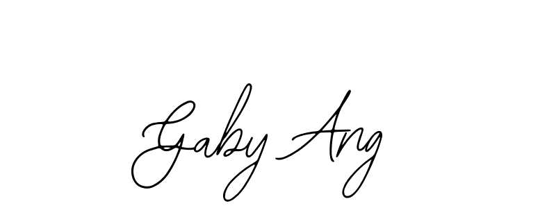 Once you've used our free online signature maker to create your best signature Bearetta-2O07w style, it's time to enjoy all of the benefits that Gaby Ang name signing documents. Gaby Ang signature style 12 images and pictures png