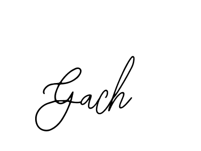 The best way (Bearetta-2O07w) to make a short signature is to pick only two or three words in your name. The name Gach include a total of six letters. For converting this name. Gach signature style 12 images and pictures png