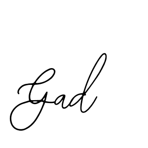 Also we have Gad name is the best signature style. Create professional handwritten signature collection using Bearetta-2O07w autograph style. Gad signature style 12 images and pictures png
