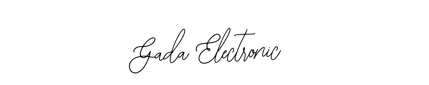 Use a signature maker to create a handwritten signature online. With this signature software, you can design (Bearetta-2O07w) your own signature for name Gada Electronic. Gada Electronic signature style 12 images and pictures png