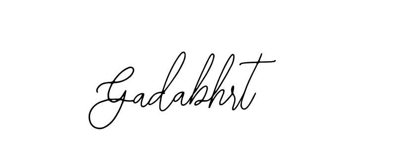 How to Draw Gadabhrt signature style? Bearetta-2O07w is a latest design signature styles for name Gadabhrt. Gadabhrt signature style 12 images and pictures png