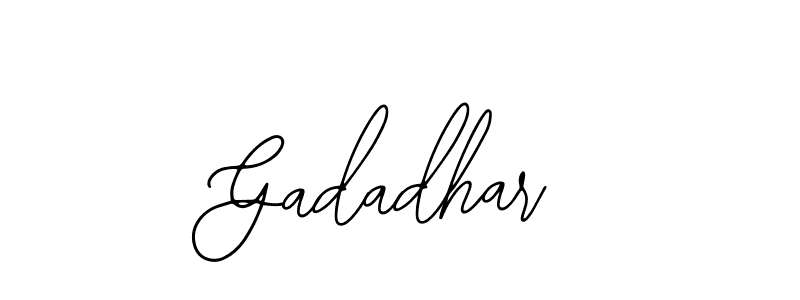 You should practise on your own different ways (Bearetta-2O07w) to write your name (Gadadhar) in signature. don't let someone else do it for you. Gadadhar signature style 12 images and pictures png