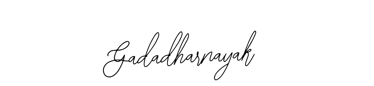 Bearetta-2O07w is a professional signature style that is perfect for those who want to add a touch of class to their signature. It is also a great choice for those who want to make their signature more unique. Get Gadadharnayak name to fancy signature for free. Gadadharnayak signature style 12 images and pictures png