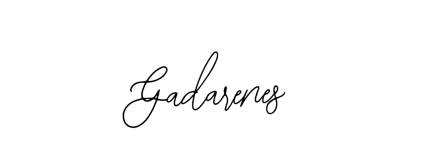 How to make Gadarenes signature? Bearetta-2O07w is a professional autograph style. Create handwritten signature for Gadarenes name. Gadarenes signature style 12 images and pictures png