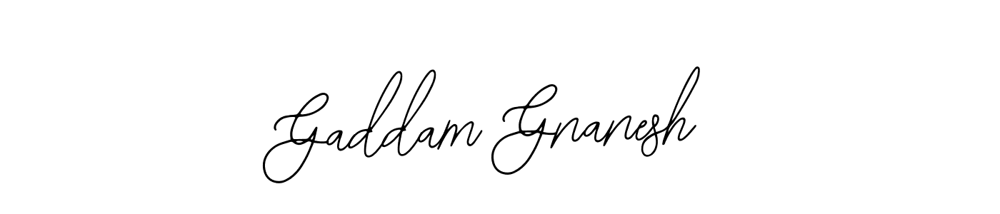 See photos of Gaddam Gnanesh official signature by Spectra . Check more albums & portfolios. Read reviews & check more about Bearetta-2O07w font. Gaddam Gnanesh signature style 12 images and pictures png