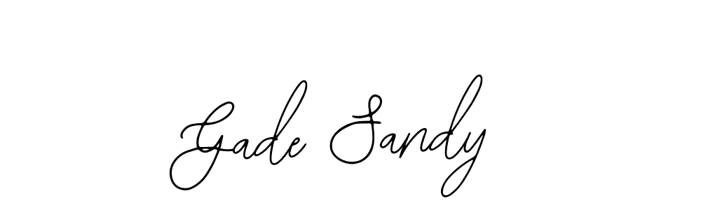 Create a beautiful signature design for name Gade Sandy. With this signature (Bearetta-2O07w) fonts, you can make a handwritten signature for free. Gade Sandy signature style 12 images and pictures png