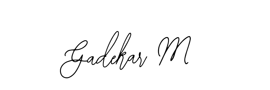 This is the best signature style for the Gadekar M name. Also you like these signature font (Bearetta-2O07w). Mix name signature. Gadekar M signature style 12 images and pictures png