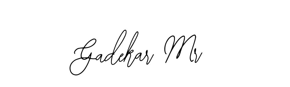 How to make Gadekar Mr name signature. Use Bearetta-2O07w style for creating short signs online. This is the latest handwritten sign. Gadekar Mr signature style 12 images and pictures png